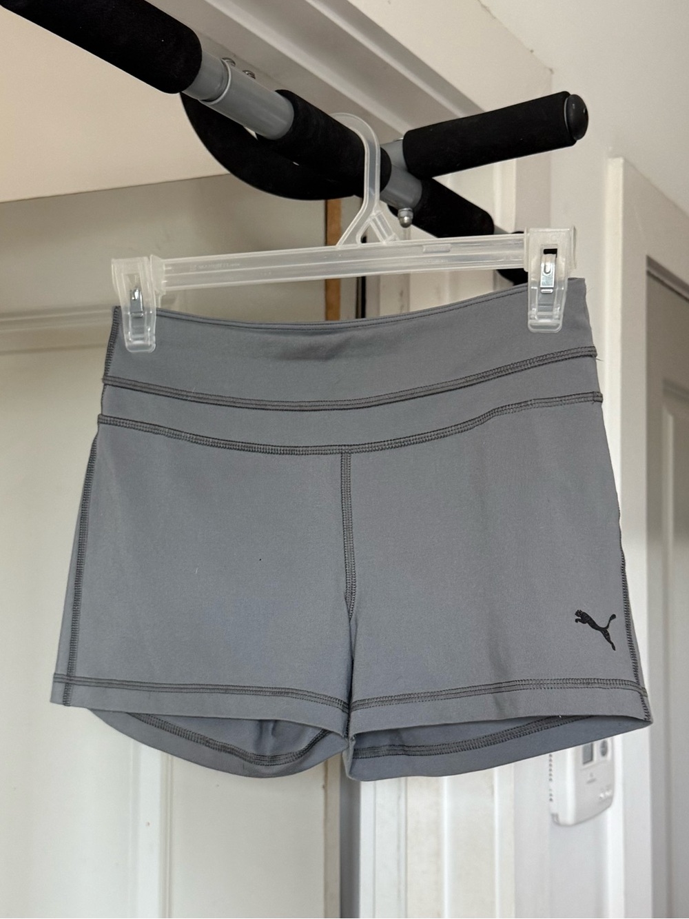 Puma Women’s Gray Athletic Shorts - Stretch Performance
